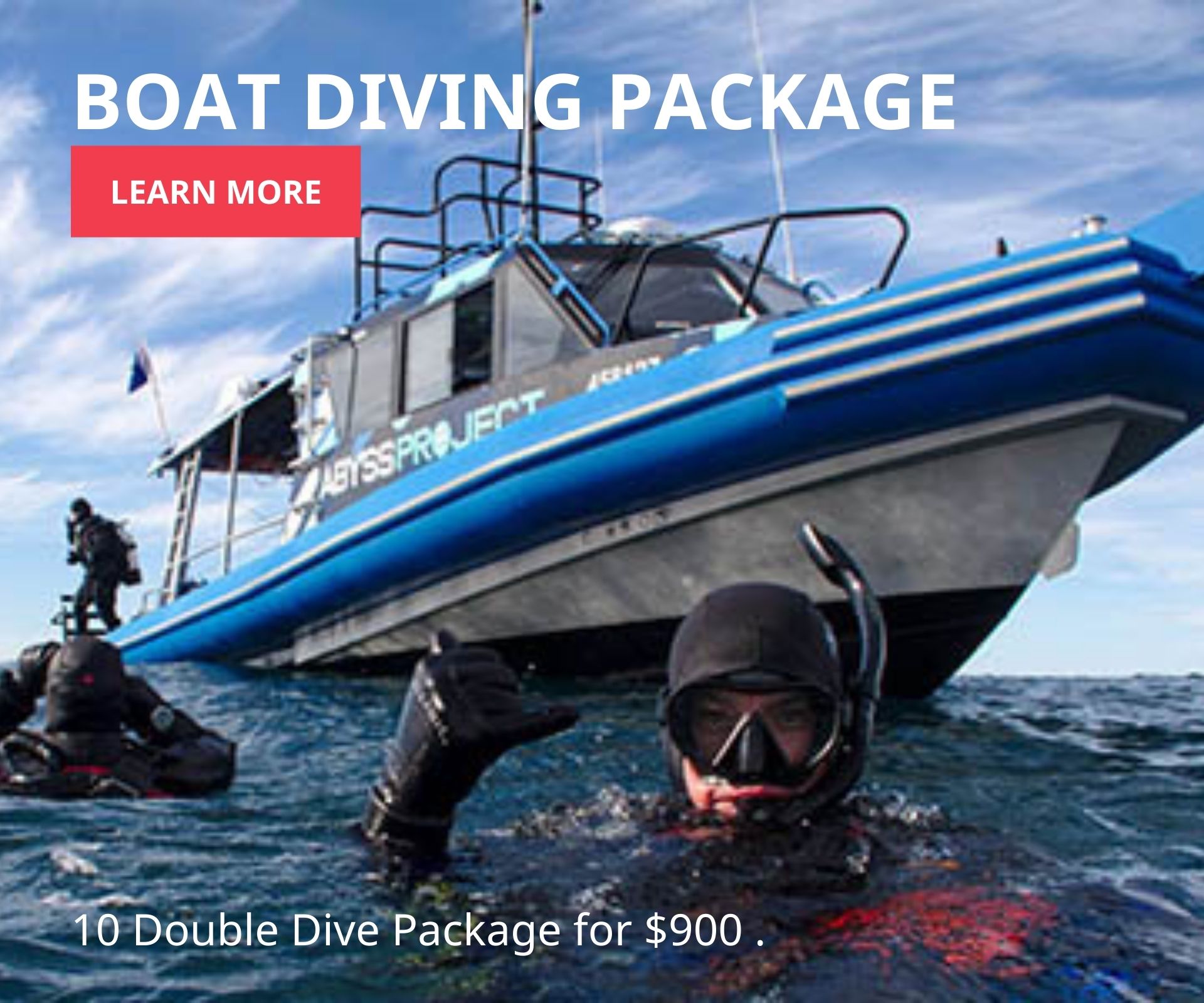 Boat Diving Package
