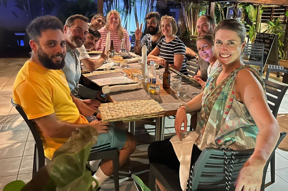 Group travel, enjoying the social side of dive travel