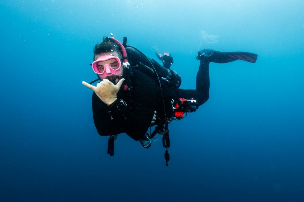 A Recreationa Avelo Diver with constant neutral buoyancy