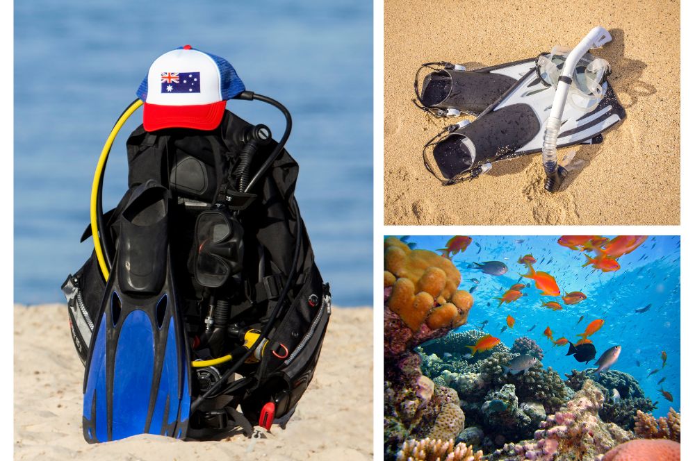 snorkeling vs scuba diving equipment