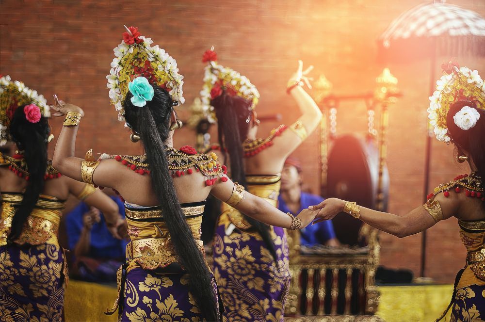 A traditional Balinese dance performance, showcasing the cultural experiences in top diving spots in Bali, Indonesia.