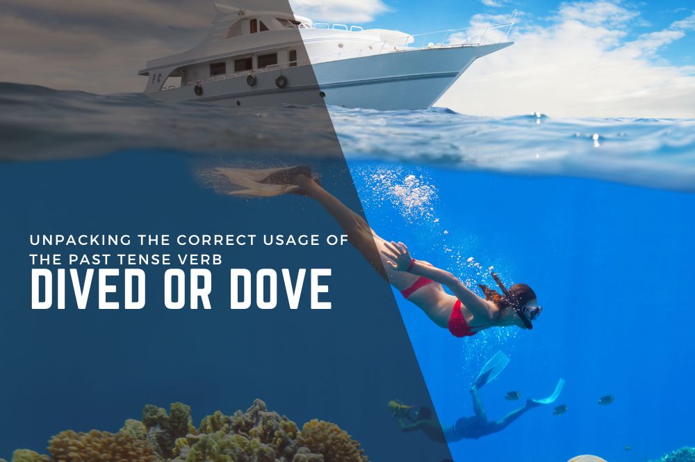 Dived Or Dove: Unpacking The Correct Usage Of The Past Tense Verb