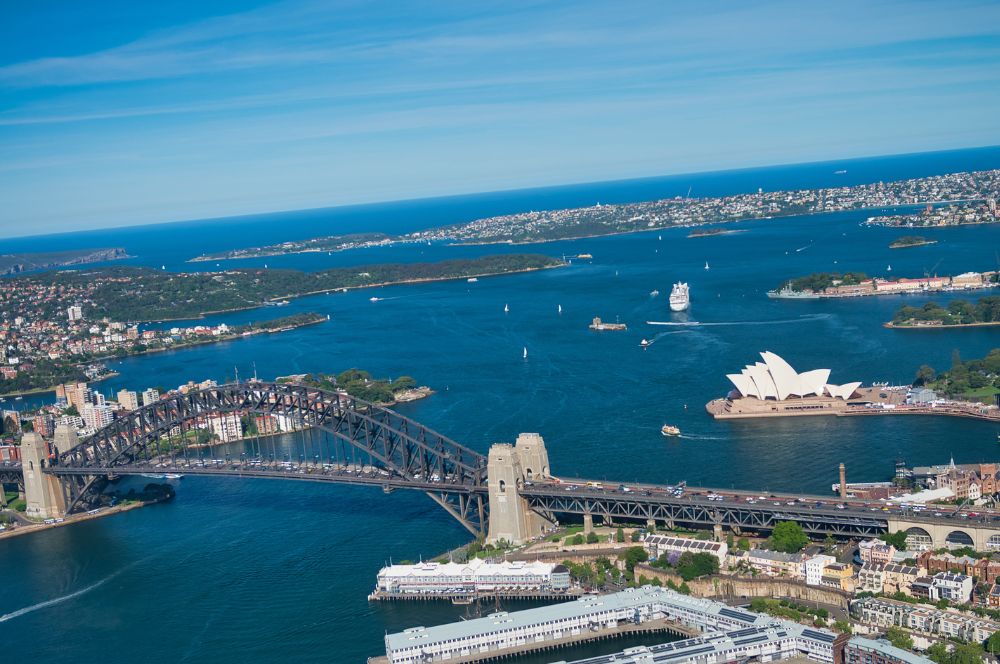 Sydney Harbour is a breathtakingly beautiful natural harbour 