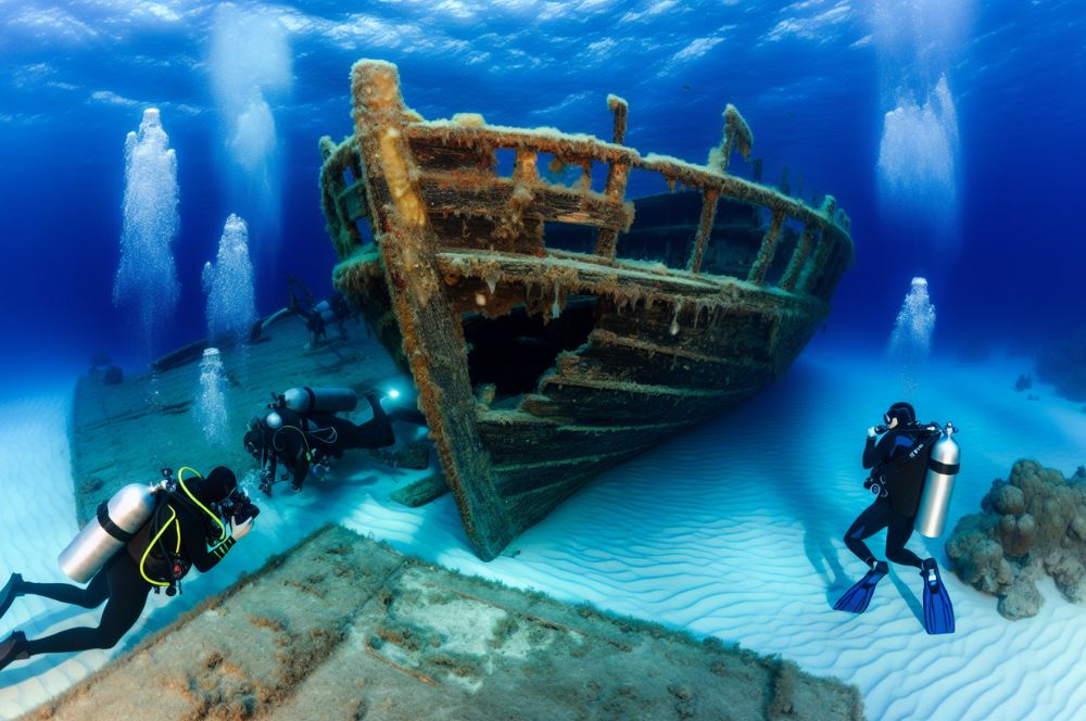 Exploring shipwrecks and underwater mysteries